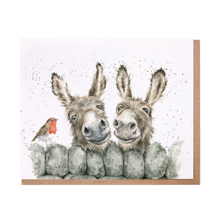 Donkey Greeting Card (Blank) "Hee Haw" by Wrendale Designs