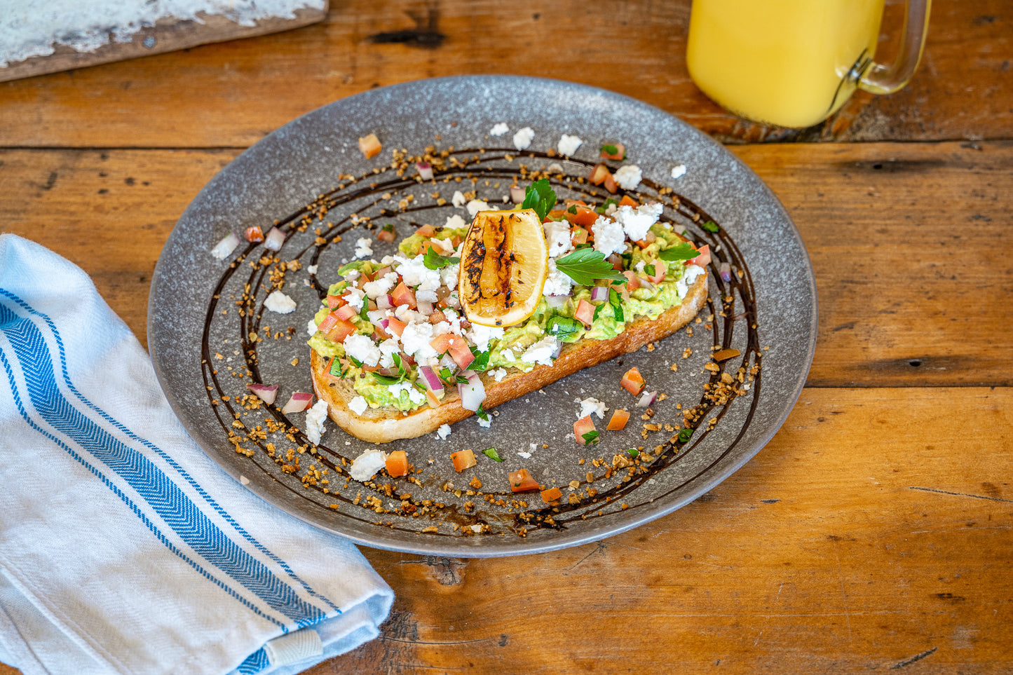 Smashed Avo on Sourdough