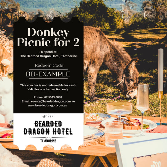 Donkey Picnic Gift Card (For 2)